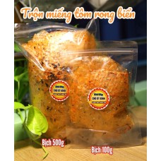 Zip 500gr Bánh Tráng Trộn Miếng Tôm Rong Biển Mã 1012